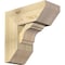 Ekena Millwork Olympic Slat Rough Sawn Bracket w/ Offset Brace, Douglas Fir, 8"W x 18"D x 18"H BKT0806X18X18OLY06RDF - alternate 1